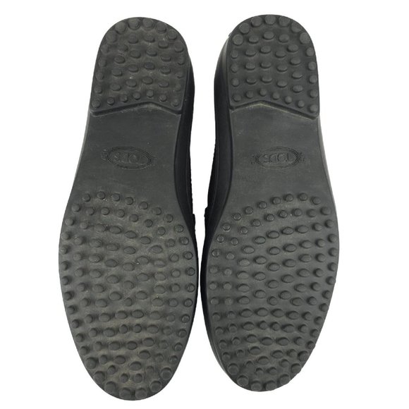 TOD'S Brown Suede Penny Loafers Driver Shoes Women's Size 38.5 US 8.5 - Picture 9 of 10